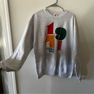 Hanes vintage heather gray crewneck sweatshirt (U4)